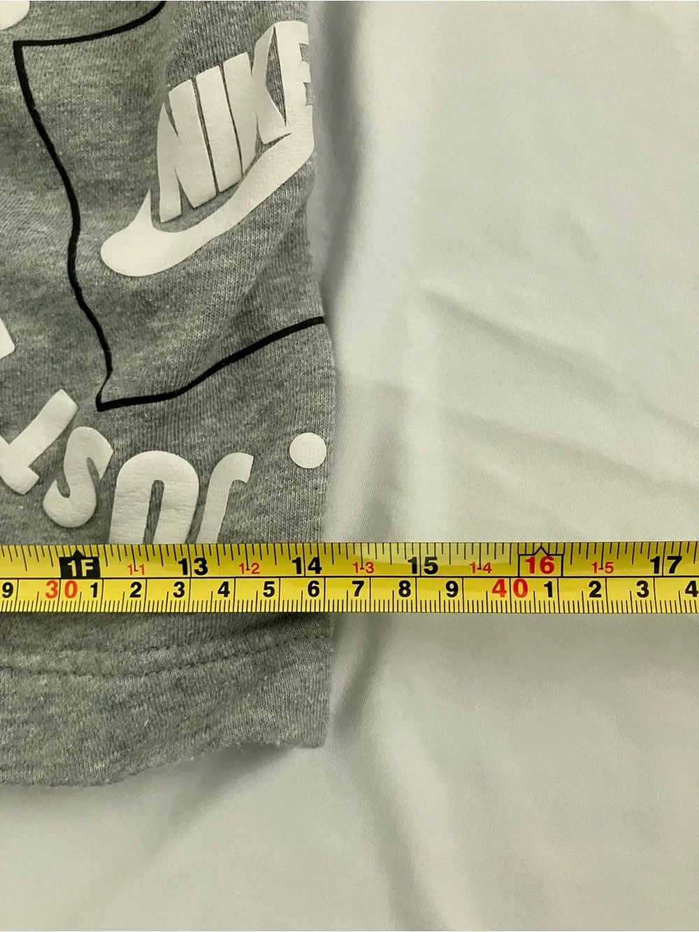 Nike Gray 'Just Do It' Athletic Shorts
